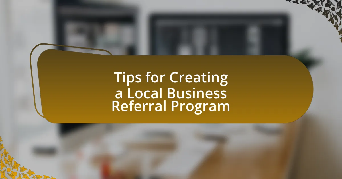 Tips for Creating a Local Business Referral Program