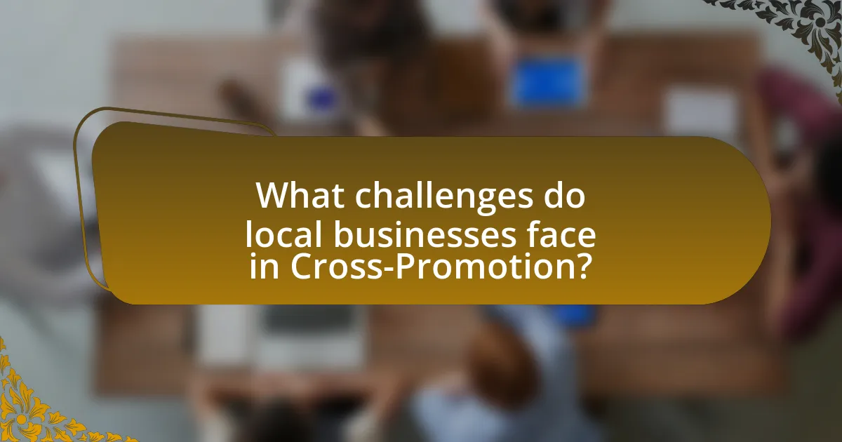 What challenges do local businesses face in Cross-Promotion?